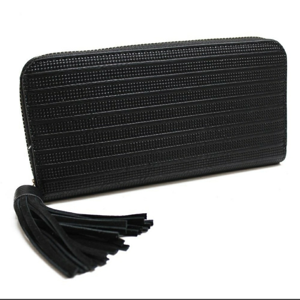 Zipper Wallet w/ Tassel